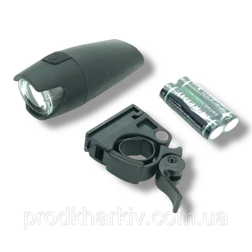 Велосипедна фара JY-180 Black (5Led. AA*2), фото 1