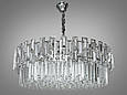 Кришталева люстра на 16 ламп, колір- хром, фото 2