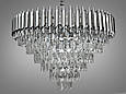 Каскадна кришталева люстра  на 15 ламп, фото 2