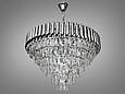 Каскадна кришталева люстра  на 15 ламп, фото 3