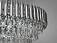 Каскадна кришталева люстра  на 15 ламп, фото 4