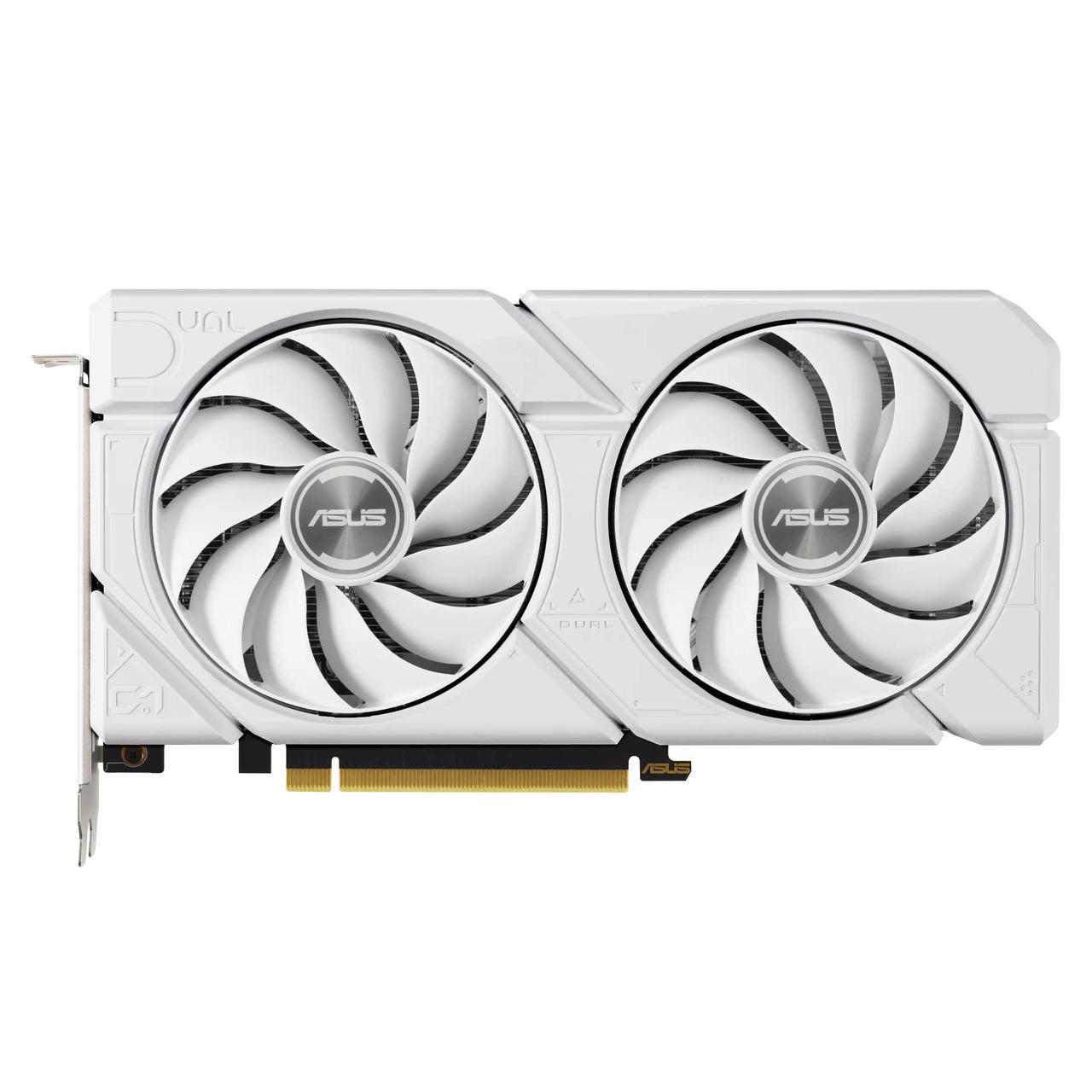 ASUS Відеокарта GeForce RTX 4060 Ti 8 GB GDDR6 DUAL OC EVO білий DUAL-RTX4060TI-O8G-EVO-WHITE