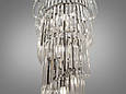 Кришталева люстра  на 21 лампу, чорний колір, фото 4