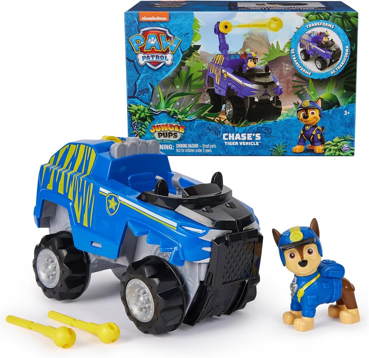 Ігровий набір Щенячий Патруль Джип Чейз тигр Paw Patrol Chase Tiger Jungle Cruiser 6069245
