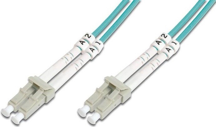 Digitus Патч-корд волоконно-оптичний LC/UPC-LC/UPC, 50/125, MM, OM3, duplex, 5 м