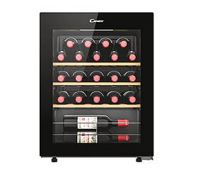 Candy Холодильник для вина, 63x45.6х47.5, холод.відд.-73л, зон - 1, бут-23, ST, дисплей, чорний