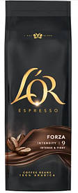 L`OR Кава зерна Espresso Forza, 500г, 100% арабіка