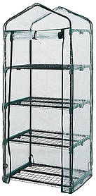 Neo Tools Парник складаний 160х69х49, 4 полиці, ПВХ плівка, прозорий