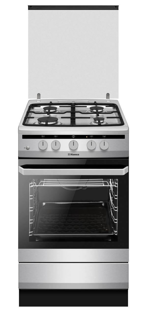 Hansa Плита газова, 60 л, 50x60 см, чавун, неірж, фото 1