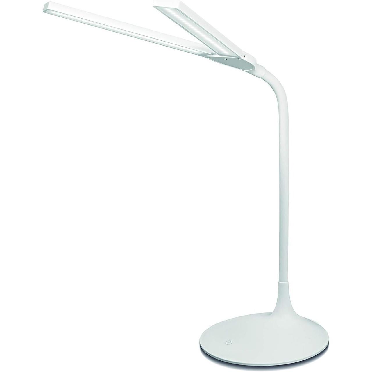 LEDVANCE Лампа настільна з акумулятором Panan Disc Double 5Вт 3000К 2200мАг USB-A білий, фото 1