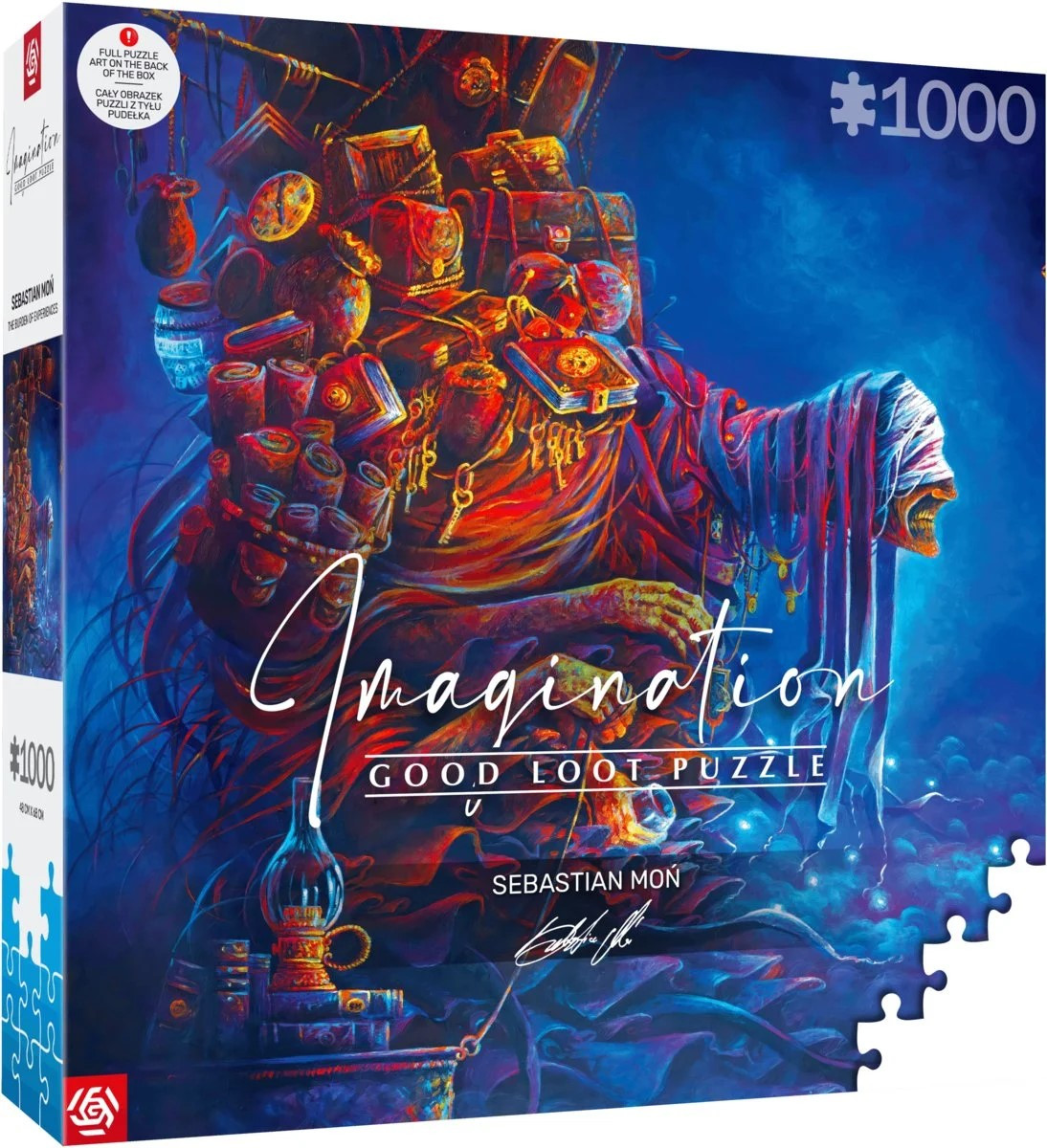 GoodLoot Пазл Imagination: Sebastian Mon The burden of experiences 1000 ел., фото 1
