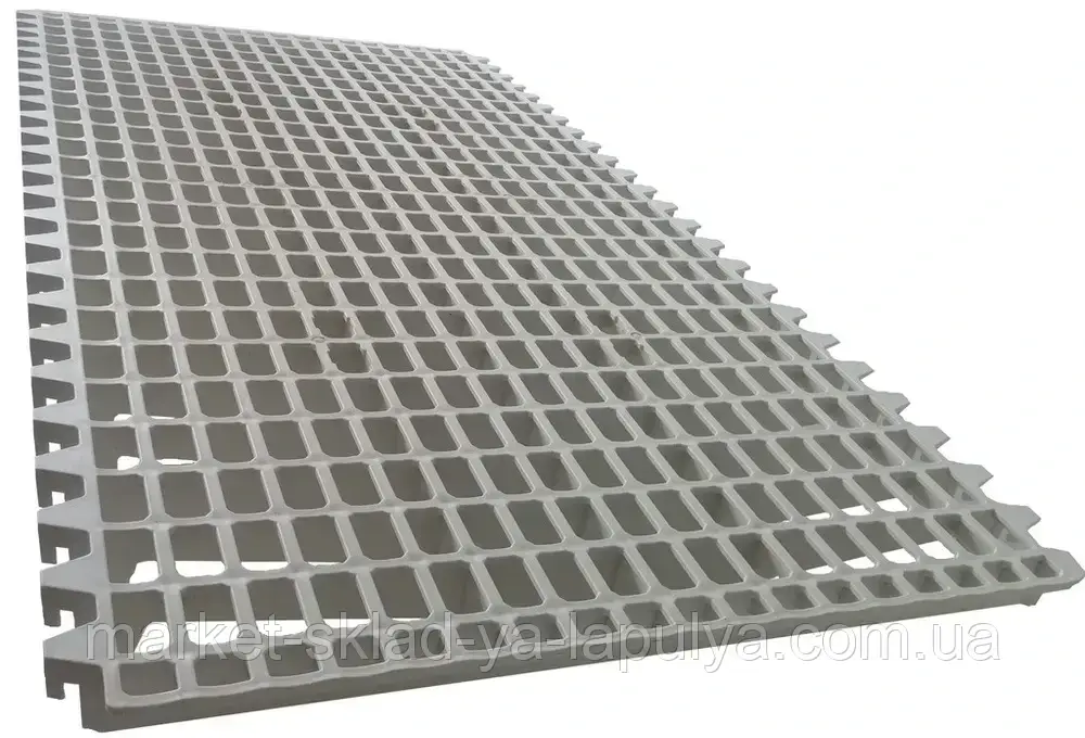 Пластикова щілинна підлога 600х1200 мм, фото 1