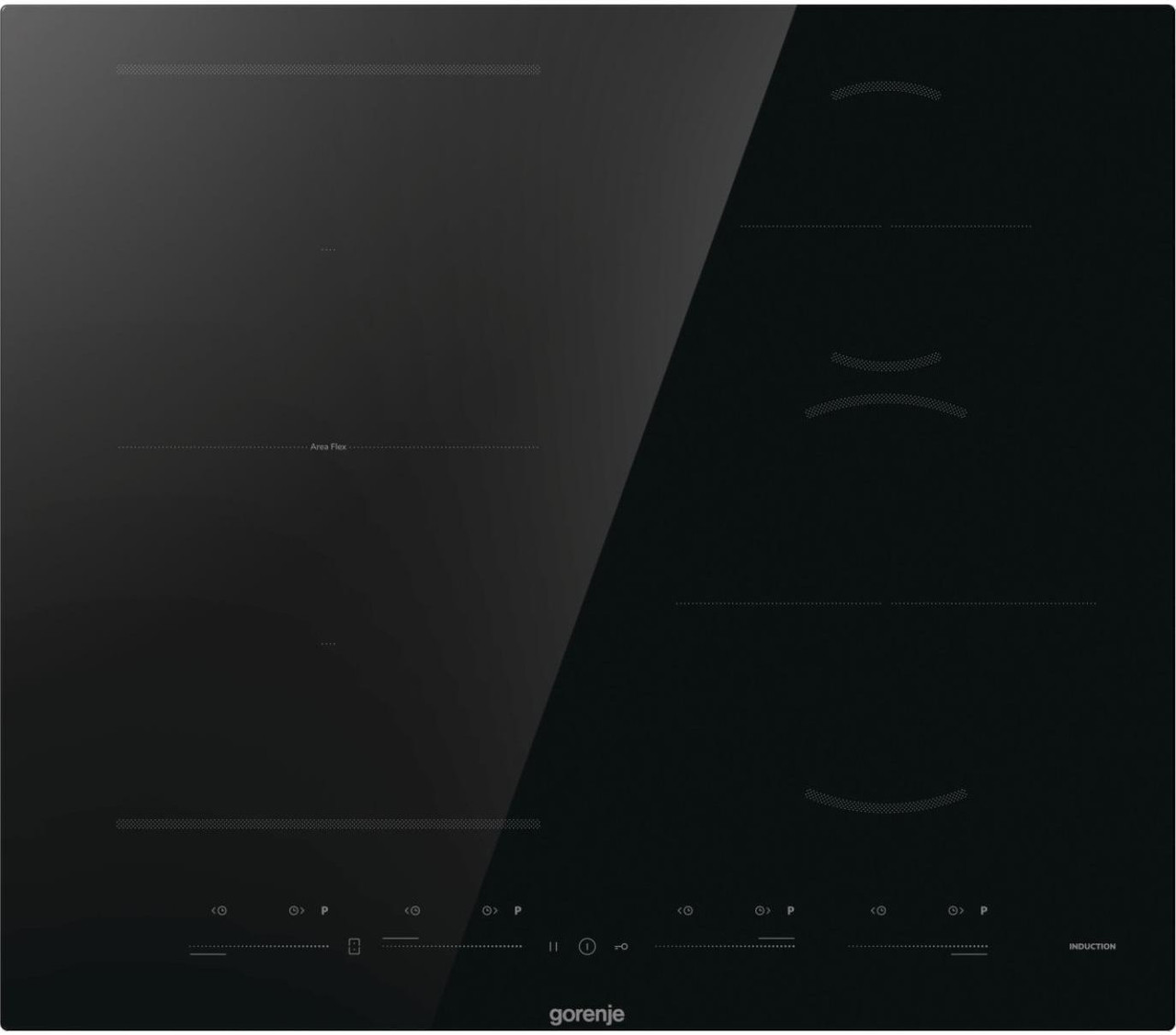 Gorenje Варильна поверхня індукційна, 60см, PowerBoost, TouchControl, збільшена площа приготування, чорний