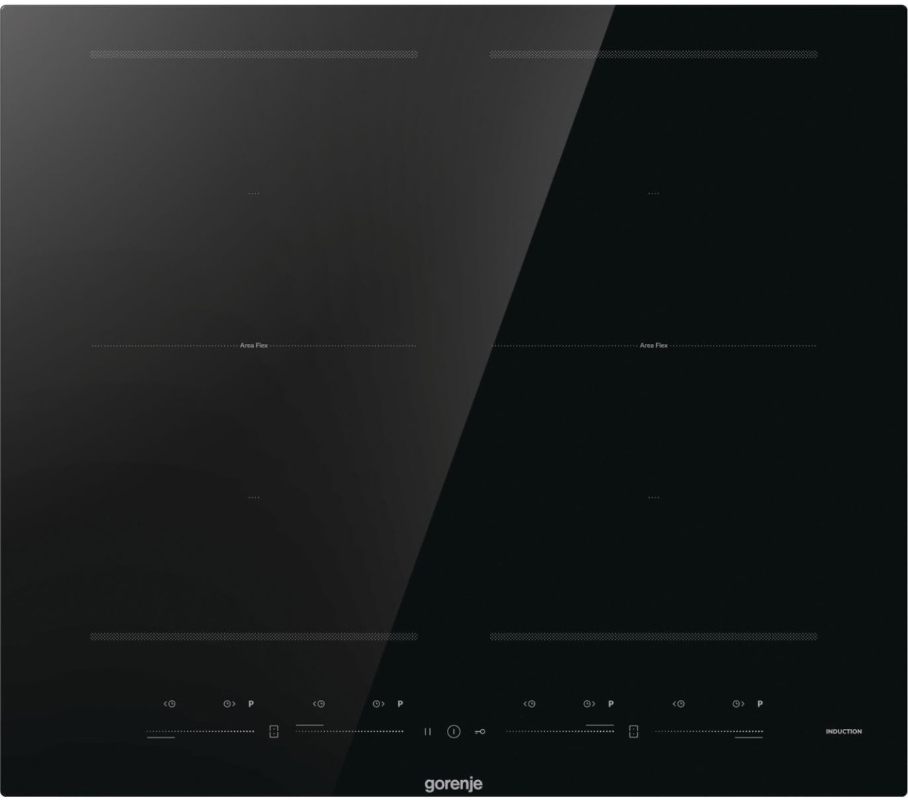 Gorenje Варильна поверхня індукційна, 60см, PowerBoost, TouchControl, збільшена площа приготування, чорний