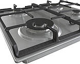 Gorenje Варильна поверхня газова, 60см, чавун, конфорка Wok, нерж, фото 8