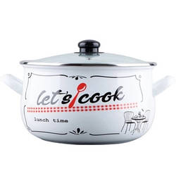 Каструля Gusto "Давайте готувати" Б 16 см 2,1 л GT-T-116-LCW smart