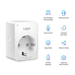 Розумна розетка TP-Link Tapo P100 2-pack Tapo P1002-pack smart