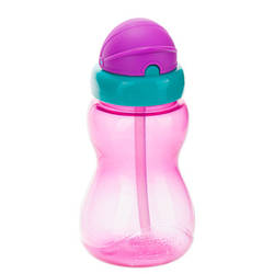 Поїльник-непроливайка Canpol babies з трубкою 270 мл Рожевий 56/109_pin smart