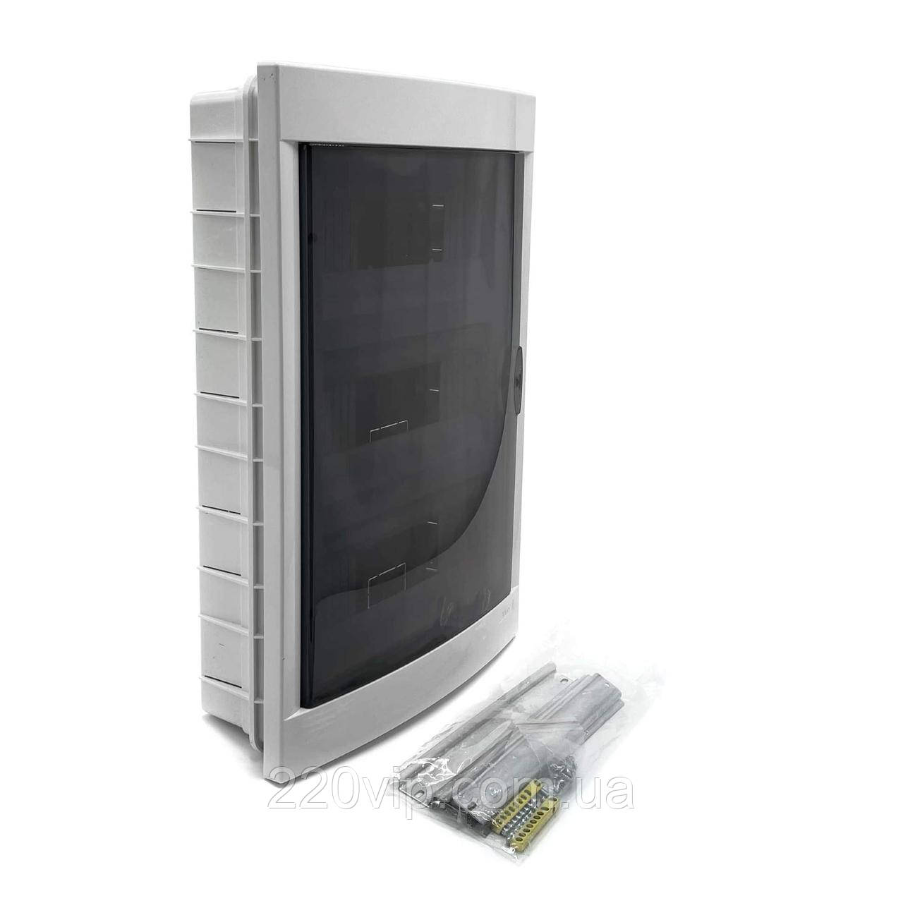 Щит під автомати 36 модулів Viko, внутрішній, бокс монтажний, врізний, вбудований, прихований Вико 90912036, фото 1