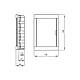 Щит під автомати 36 модулів Viko, внутрішній, бокс монтажний, врізний, вбудований, прихований Вико 90912036, фото 2
