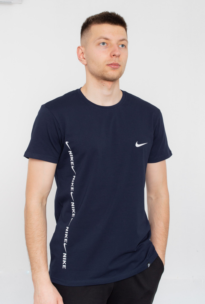 Чоловіча футболка Nike LM-2505 синій