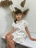 Ніжна дитяча піжама з мусліна, фото 4