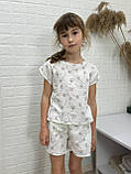 Ніжна дитяча піжама з мусліна, фото 5