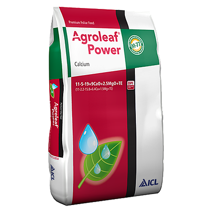 Комплексне добриво Agroleaf Power Calcium 11-5-19+ 9CaO + 2,5MgO+Me+ DPI + M77 15кг, фото 1