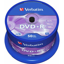 Диск DVD Verbatim 4.7Gb 16X CakeBox 50 шт 43550 smart