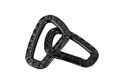 Карабін тактичний пластиковий S5 ABS легкий карабін для рюкзака плитоноски розвантаження всі кольори, фото 3