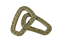 Карабін тактичний пластиковий S5 ABS легкий карабін для рюкзака плитоноски розвантаження всі кольори, фото 5