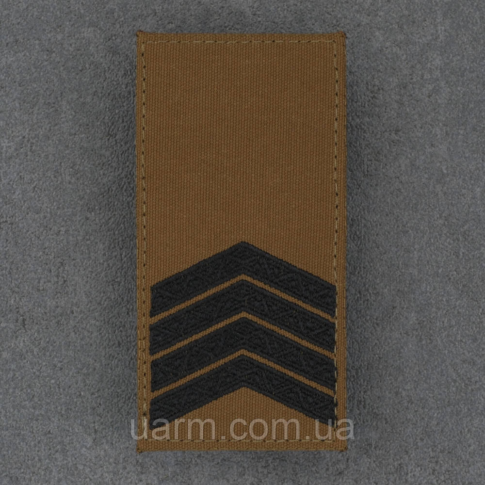 Погон старший сержант койот 10.0 х 5.0, фото 1