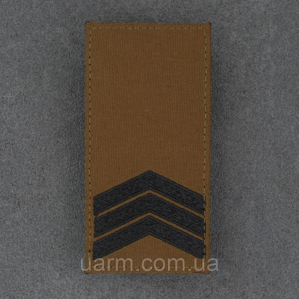 Погон сержант койот 10.0 х 5.0, фото 1