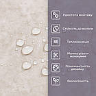 Стінова самоклеюча РЕТ плитка Бежевий мармур 600*300*2 mm, фото 2