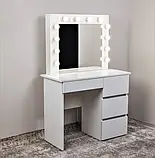 Столик для макіяжу Туалетний столик з Led-підсвічуванням, фото 2