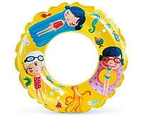 Коло надувне Intex 59242 кольорове, діаметр 61 см, 3 види, в кульку 25-16см, фото 3