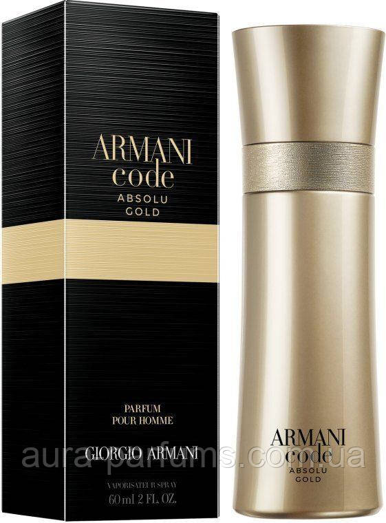 Чоловічі парфуми Giorgio Armani Armani Code Absolu Gold (Джорджіо Армані Армані Коде Абсолю Голд) Духи 60 ml/мл
