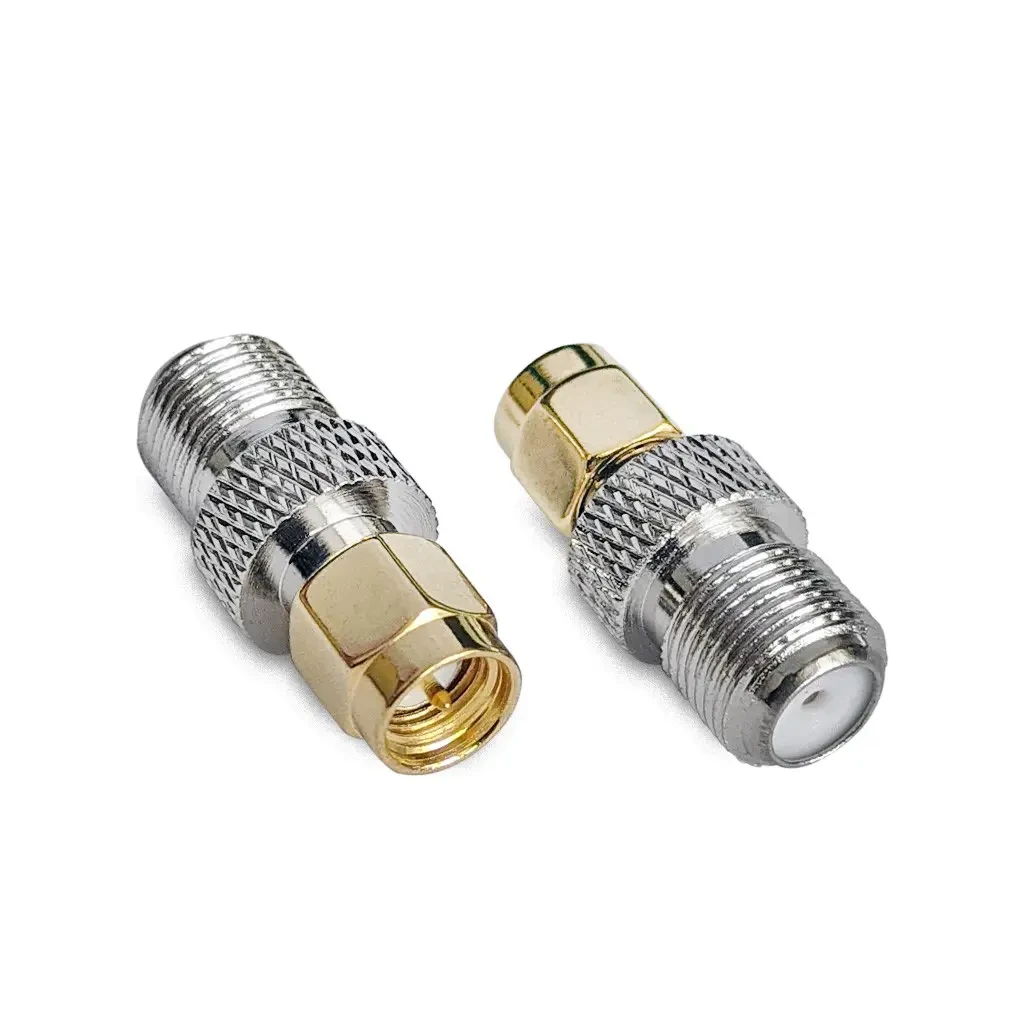 Перехідник SMA-male (тато) на F-female (мама)