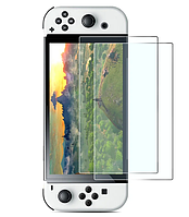 Захисне скло 2шт CDK для Nintendo Switch OLED | Full Glue (015194) (clear)