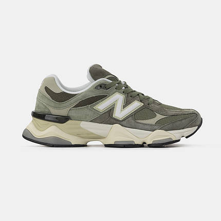 Чоловічі Кросівки New Balance 9060 Dark Camo Sandstone / Нью Беланс 9060 Хакі з Бежевим, фото 1