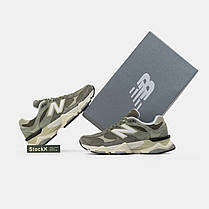 Чоловічі Кросівки New Balance 9060 Dark Camo Sandstone / Нью Беланс 9060 Хакі з Бежевим, фото 6