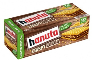 Вафлі з Кріспами та Шоколадною Начинкою Hanuta Crispy Cocoa 10 штук Ferrero 220 г Німеччина, фото 1