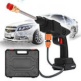 Акумуляторна Мінімойка для авто високого тиску в кейсі (2 АКБ, 12 предметів, 60 барів), фото 5
