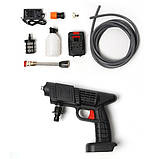 Акумуляторна Мінімойка для авто високого тиску в кейсі (2 АКБ, 12 предметів, 60 барів), фото 4