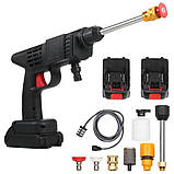 Акумуляторна Мінімойка для авто високого тиску в кейсі (2 АКБ, 12 предметів, 60 барів), фото 7