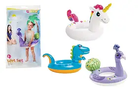 Коло надувне INTEX "Звірята" 59221, розмір 81*58 см