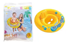 Надувний круг «Мій малюк» 59574 Intex, серія «Школа плавання», з трусиками, діаметр 67 см