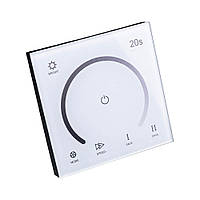 LED димер з клемами білий 16A DC12-24V- Сенсорна панель 6 кнопок