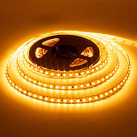 Led стрічка 12В жовта AVT smd3528 120LED/m IP20, 1 м