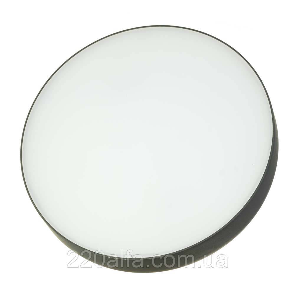 Led світильник накладний круглий МОТОКО Gloria 36Вт 4000К IP40 графітовий, фото 1